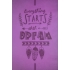Каучуковый коврик для йоги Dream Purple с покрытием Non Slip