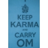 Каучуковый коврик для йоги Karma Blue с покрытием Non Slip