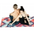 Каучуковый коврик для йоги Morocco с покрытием из микрофибры