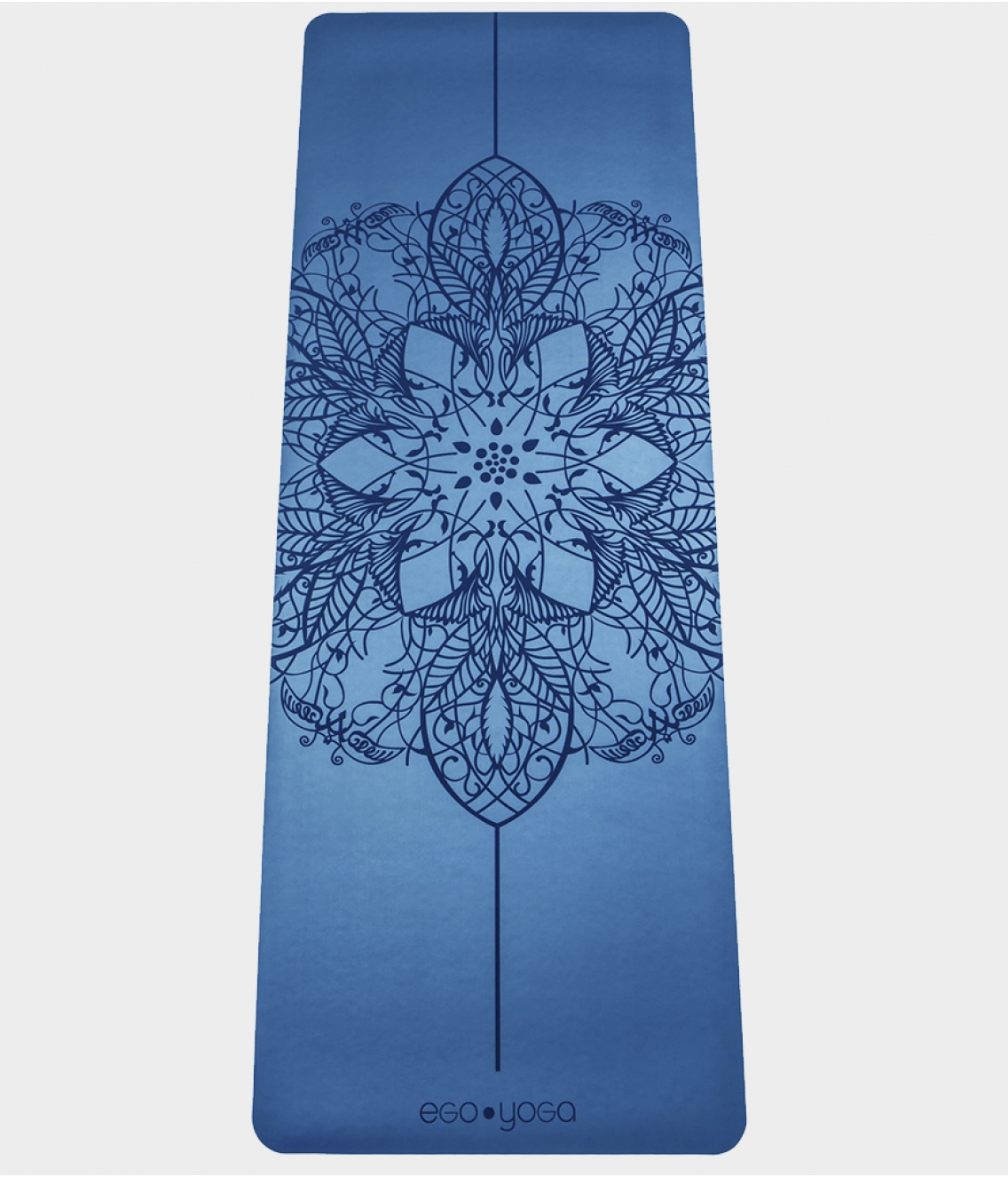 Каучуковый коврик для йоги с покрытием Non-Slip EGOyoga 185*68*0,4 см - Mandala Blue