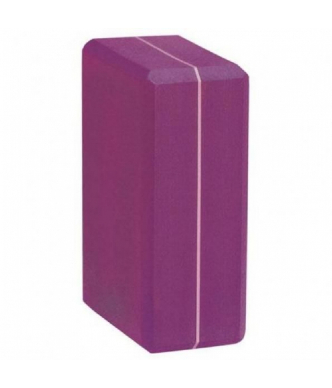 Кирпич для йоги из EVA-пены extra size фиолетовый 23см 15см 10см