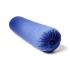Хлопковый болстер для йоги с шерстяным наполнением 75 см синий