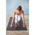 Каучуковый коврик для йоги с покрытием Non-Slip Devi Yoga 185*68*0,4 - OM (черный)