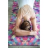 Каучуковый коврик с микрофиброй Devi Yoga 183*61*0,35 см - Калейдоскоп