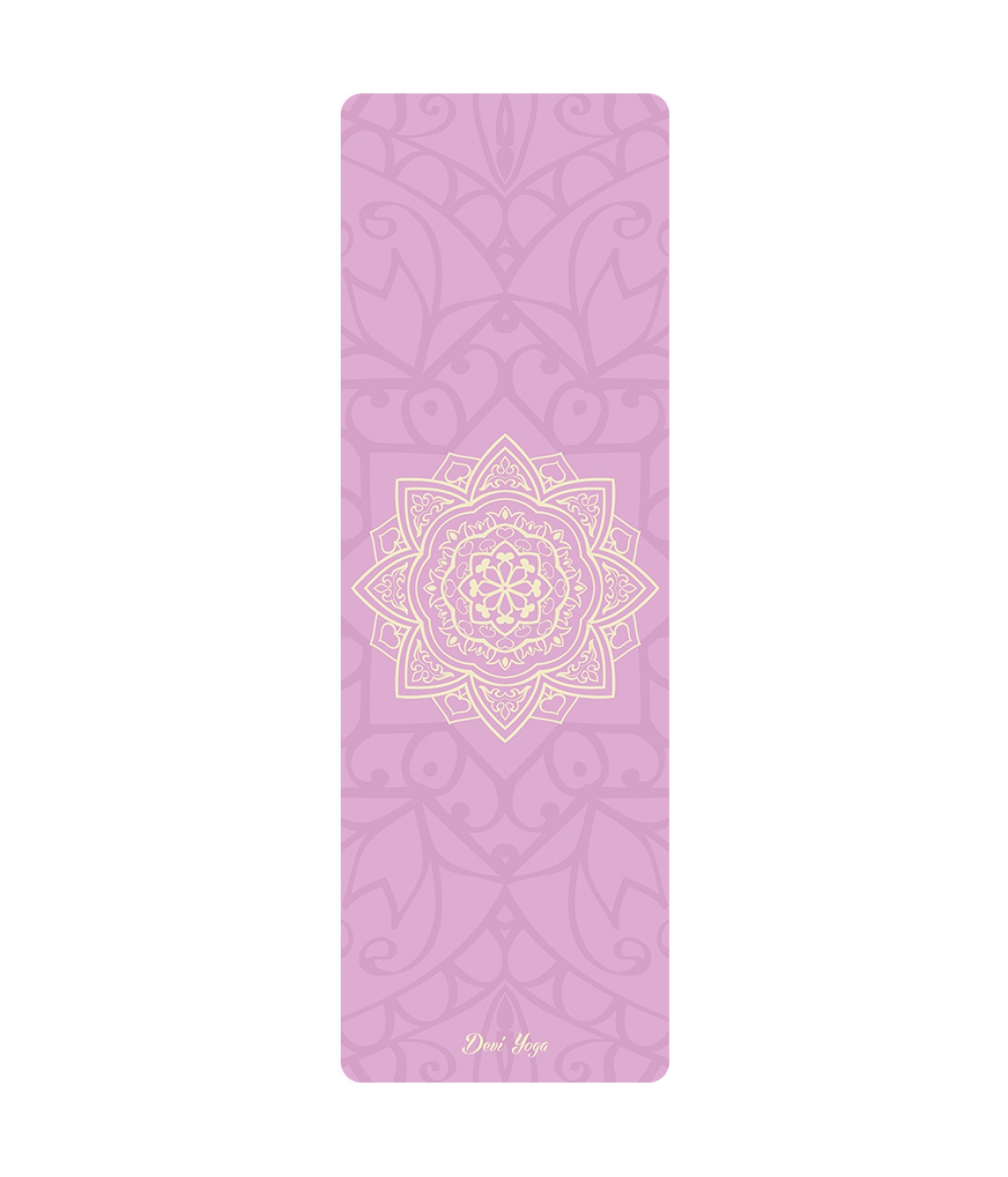 Каучуковый коврик с микрофиброй Devi Yoga 183*61*0,35 см - Мандала