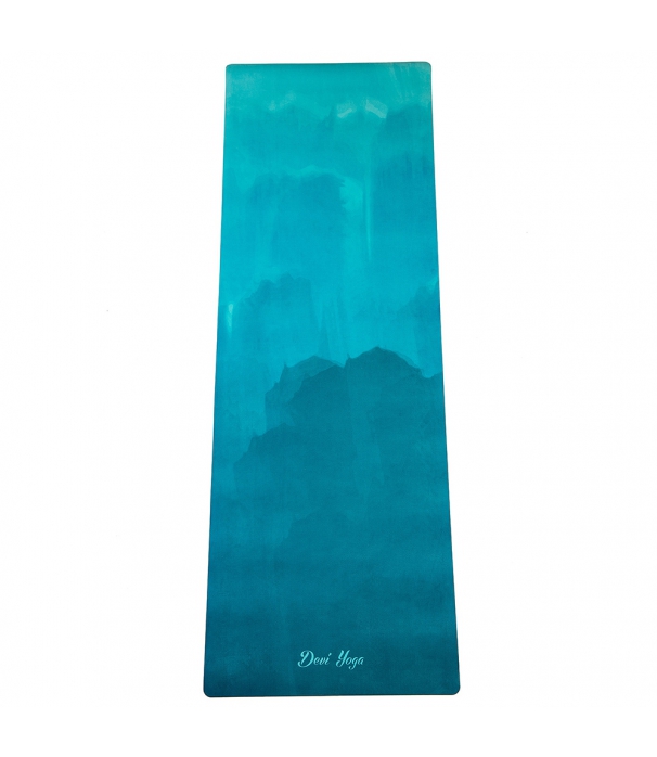 Каучуковый коврик с микрофиброй Devi Yoga 183*61*0,35 см - Воздух