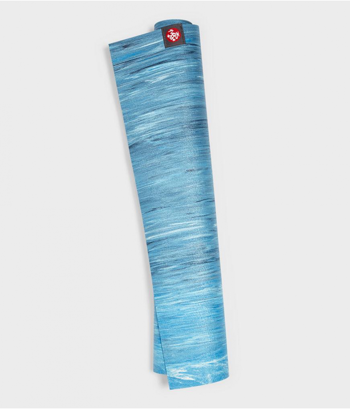 Профессиональный складной каучуковый коврик для йоги Manduka EKO Superlite Travel Mat 180*61*0,15 см - Dresden Blue Marbled (Limited Edition)