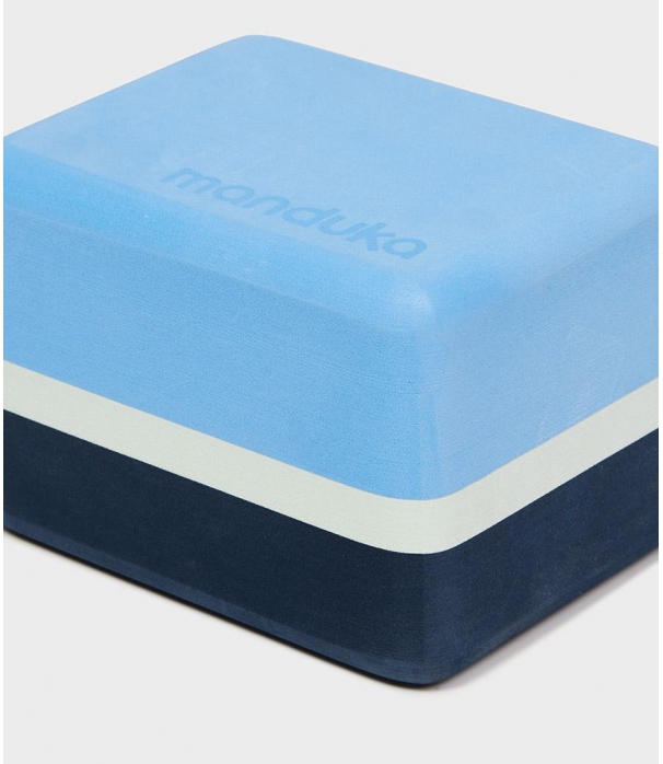 Блок для йоги Manduka Recycled Foam Yoga Mini Block 10*11,5*15 см - Surf