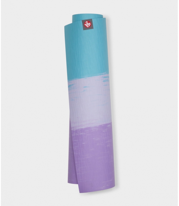 Каучуковый коврик для йоги Manduka eKO lite 180*61*0,4 см - Aqua Stripe