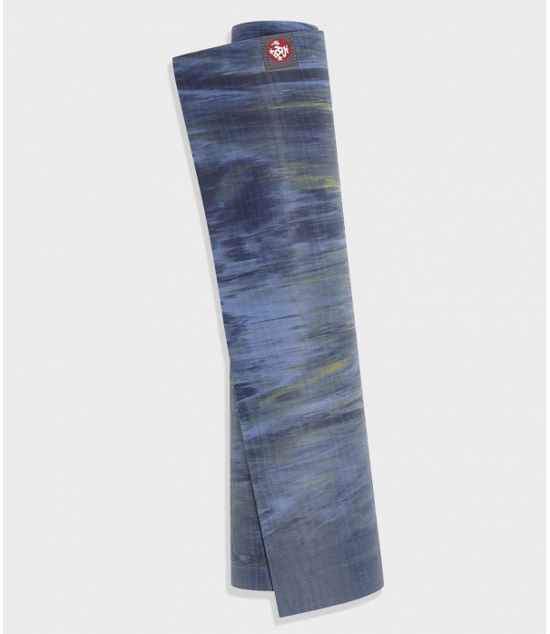 Каучуковый коврик для йоги Manduka eKO lite 180*61*0,4 см - Shade Blue Marbled