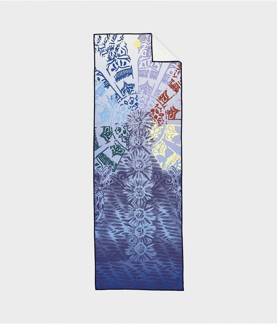 Полотенце для йоги Manduka Yogitoes Yoga Towel - Chakra Print (Blue)