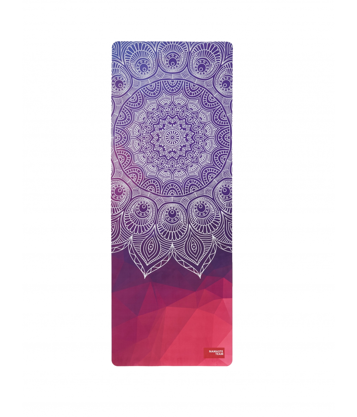 Дизайнерский коврик для йоги с покрытием из микрофибры Namaste Team 183*68*0,4 см - Mandala