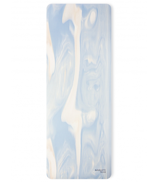 Каучуковый коврик с покрытием Non-Slip Namaste Team 183*68*0,45 см - Blue Marbled