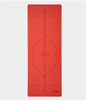 Каучуковый коврик с покрытием Non-Slip Namaste Team 183*68*0,5 см - Red