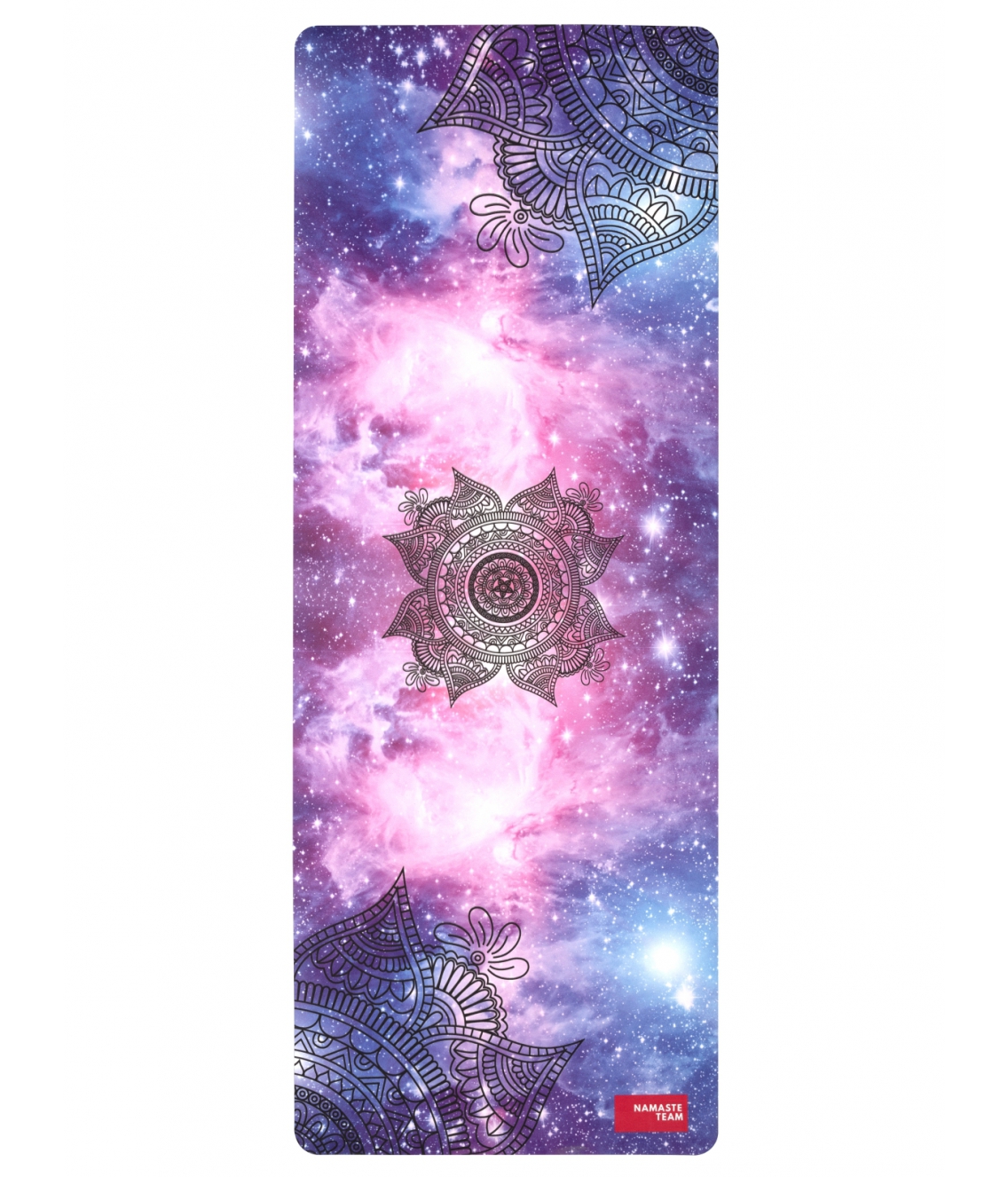 Дизайнерский коврик для йоги с покрытием из микрофибры Namaste Team 183*68*0,4 см - Cosmic Sky