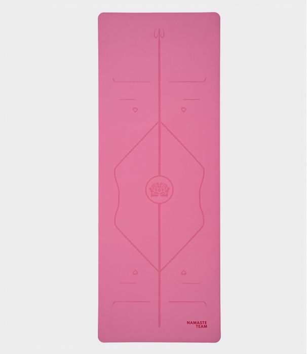 Каучуковый коврик с покрытием Non-Slip Namaste Team 183*68*0,5 см - Pink