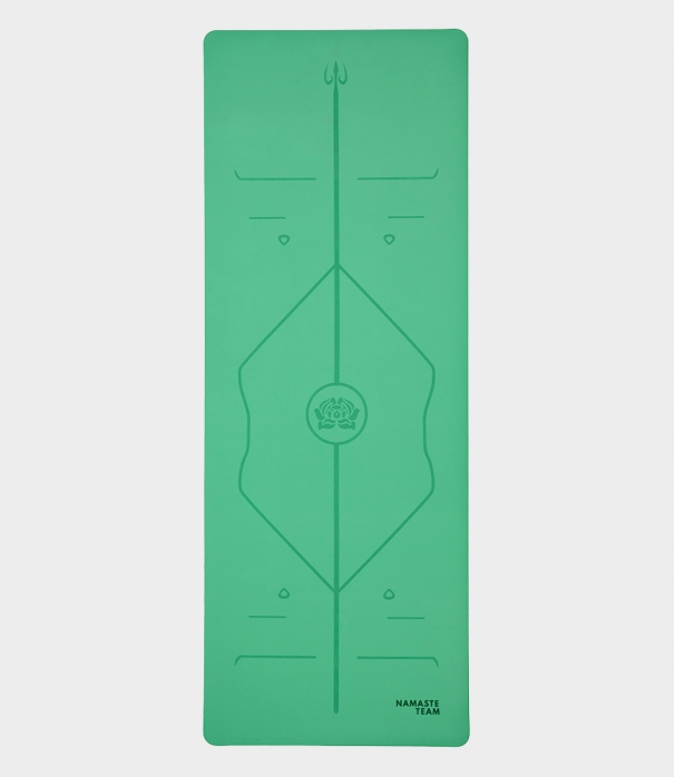 Каучуковый коврик с покрытием Non-Slip Namaste Team 183*68*0,5 см - Green