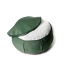 Подушка для медитации из гречишной шелухи "Ом" 30см 15см зеленая