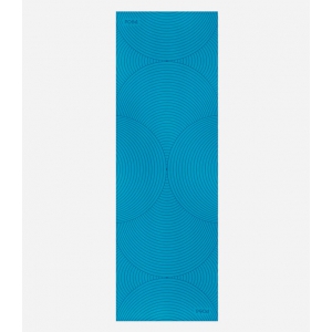 Каучуковый коврик для йоги с покрытием Non-slip POSA NonSlipPro 183*61*0,35 - Concord Blue