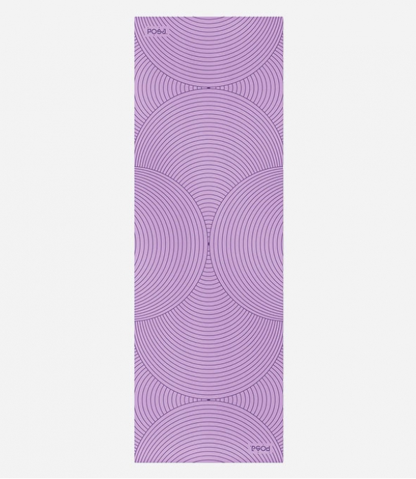 Каучуковый коврик для йоги с покрытием Non-slip POSA NonSlipPro 183*61*0,35 - Concord Purple
