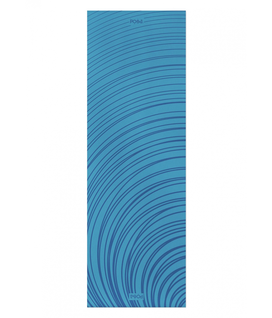 Каучуковый коврик с покрытием Non-slip POSA NonSlipPro 183*61*0,35 - Ripple Blue