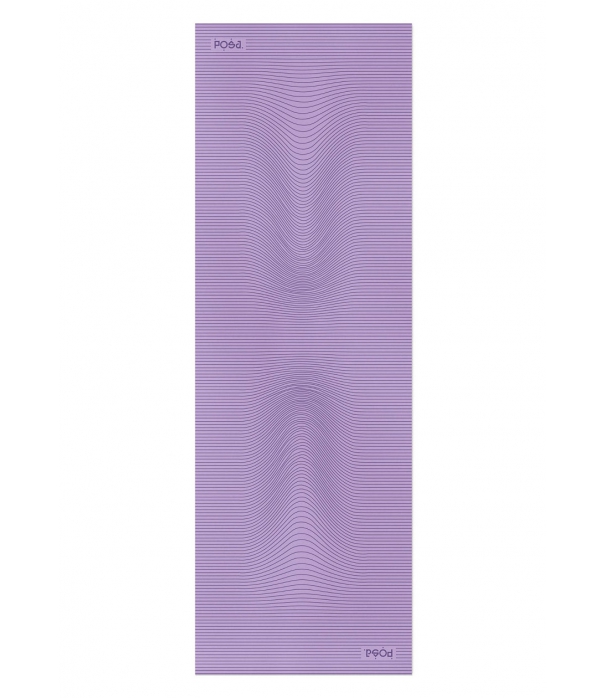 Каучуковый коврик для йоги с покрытием Non-slip POSA NonSlipPro 183*61*0,35 - Strings Purple