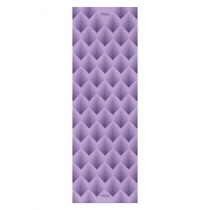 Каучуковый коврик для йоги с покрытием Non-slip POSA NonSlipPro 183*61*0,35 - Taiga Purple