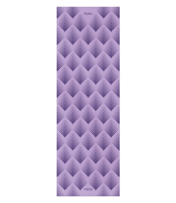Каучуковый коврик для йоги с покрытием Non-slip POSA NonSlipPro 183*61*0,35 - Taiga Purple