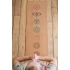 Коврик для йоги Yoga Club Chakras из пробки и каучука 183*61*0,3 см