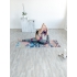 Каучуковый коврик для йоги с покрытием из микрофибры Your Yoga 178*61*0.3 см - Tibet